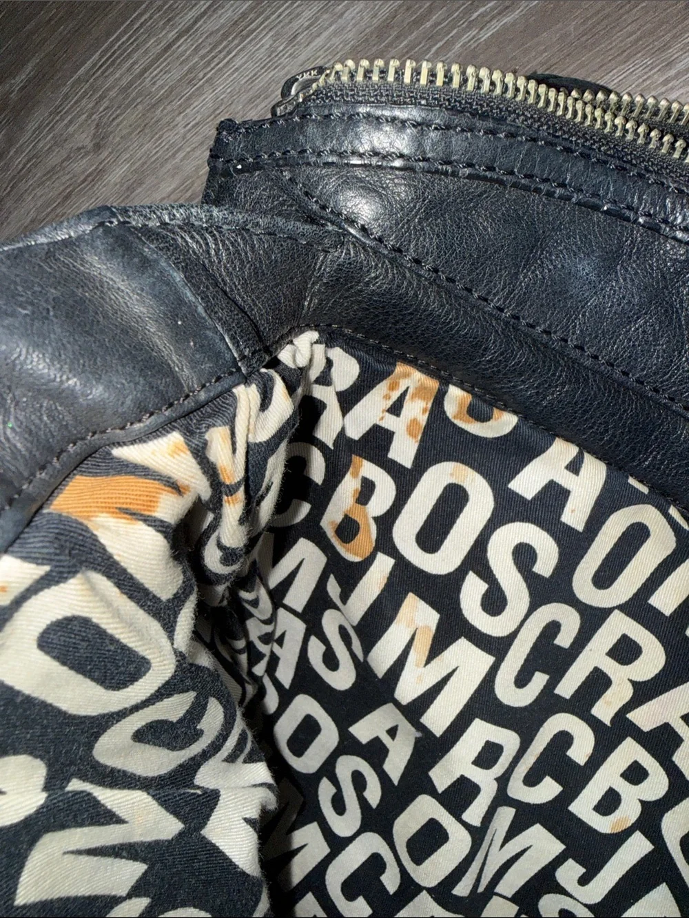 Marc By Marc Jacobs Classic Black Leather Shoulder Bag